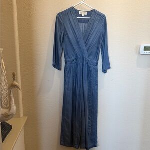 Anthropologie Cloth & Stone wrap jumpsuit tencil